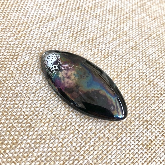 ⭐️ 5 for $25 Ceramic Mother-Of-Pearl Vintage Brooch - Picture 3 of 10